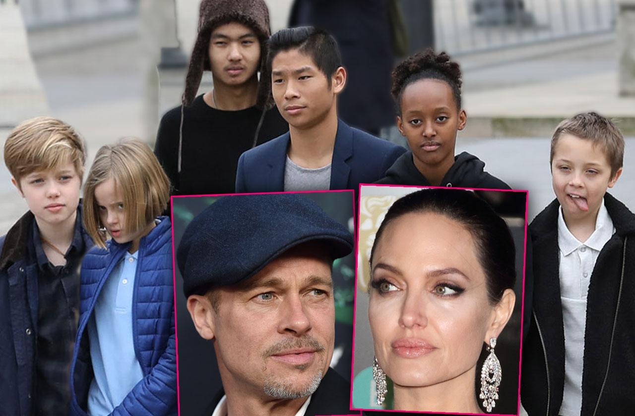 Brad Pitt And Angelina Jolie – Kids Caught In Crossfire Of Ugly Divorce