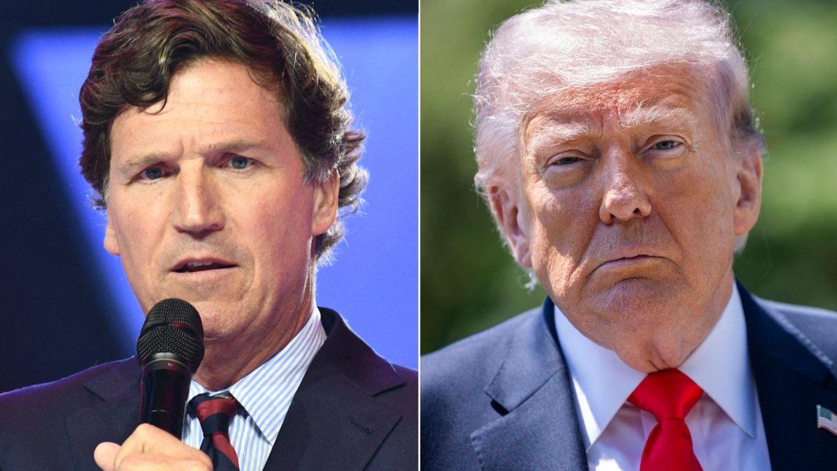 Donald Trump has been plunged deeper into an increasingly bitter MAGA feud with former Fox News star Tucker Carlson.