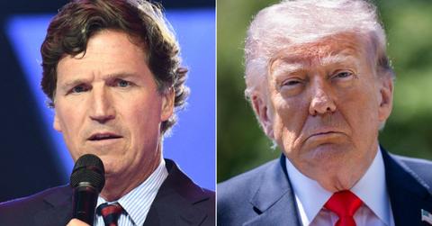 Donald Trump has been plunged deeper into an increasingly bitter MAGA feud with former Fox News star Tucker Carlson.