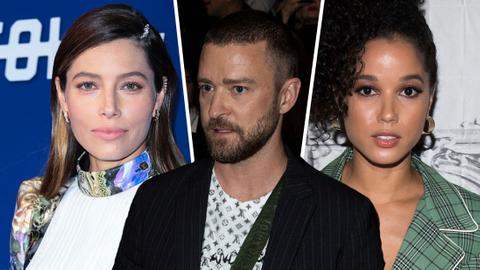 Justin Timberlake (C), Jessica Biel, Alisha Wainwright - Most Shocking Celebrity Love Triangles Of 2019