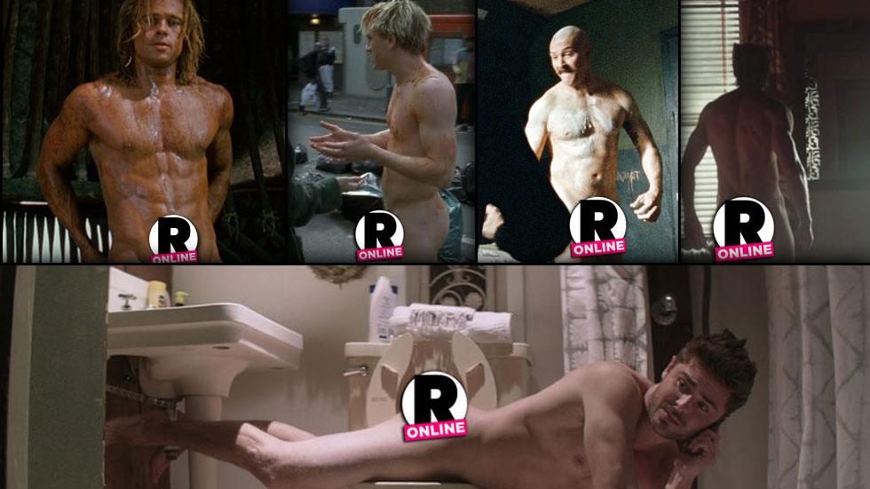 Hot Naked Men Ryan Gosling Mark Wahlberg Brad Pitt More Star In The Sexiest Male Nude