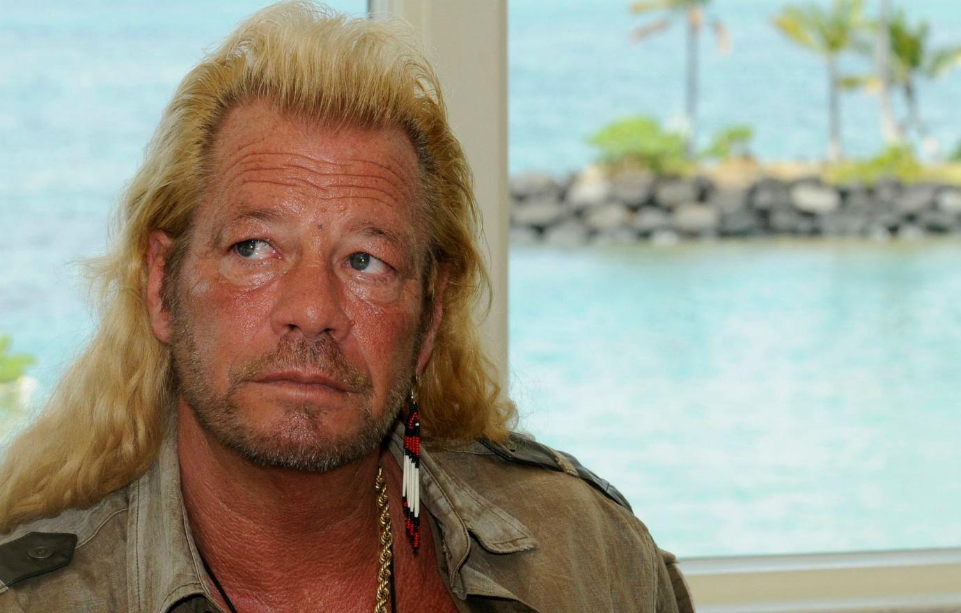 Dog the Bounty Hunter looked reflective sitting beside a classic Hawaiian view as he addressed what’s next.