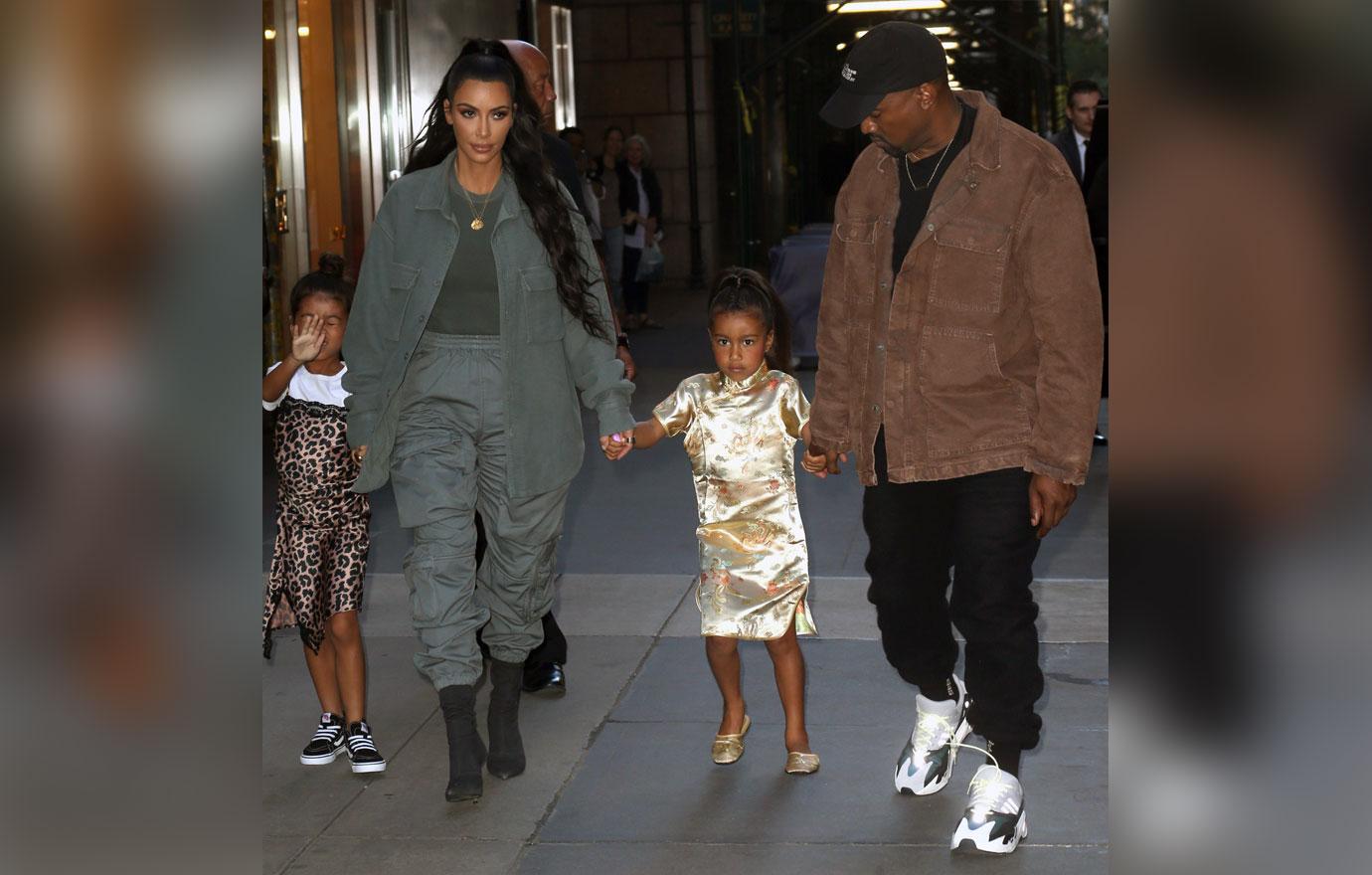 Kim Kardashian Wears Sweats & No Makeup On Date With Kanye West