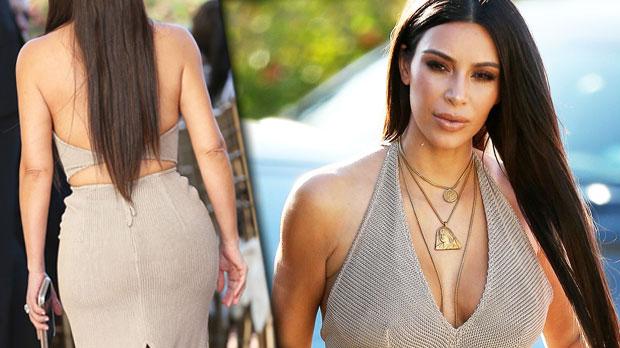 Kim Kardashian Nude Dress Shameless Wedding