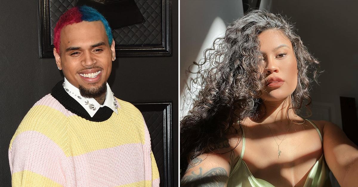 chris brown alleged baby mama diamond two months child pp