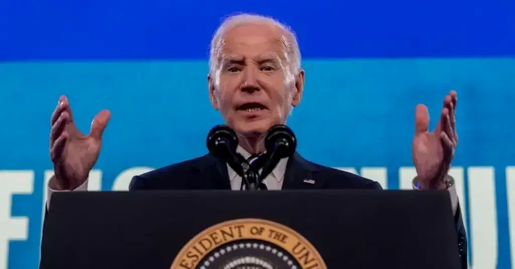 President Joe Biden speaking