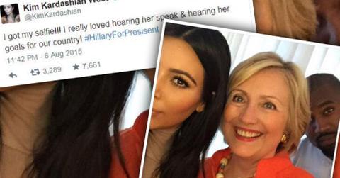 //kim kardashian hillary clinton tweet president misspelled