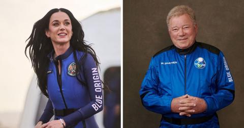 Split photo of Katy Perry, William Shatner