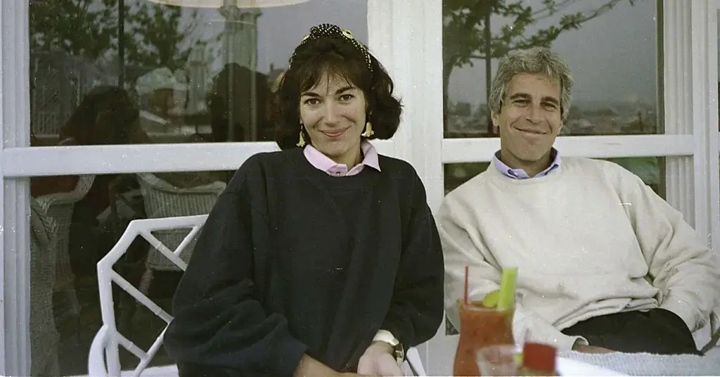 ghislaine maxwell cuffed meeting donald trump doj jeffrey epstein
