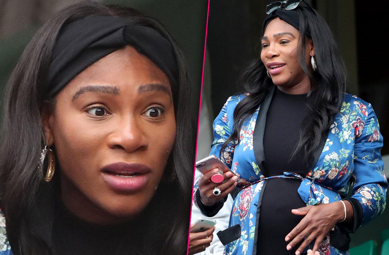 Serena Williams in labor birth