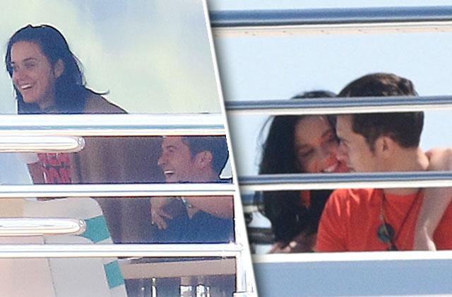 //Katy Perry Orlando Bloom Cheating Kissing Yacht pp