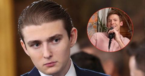 Composite photo of Barron Trump and Stuart Knechtle