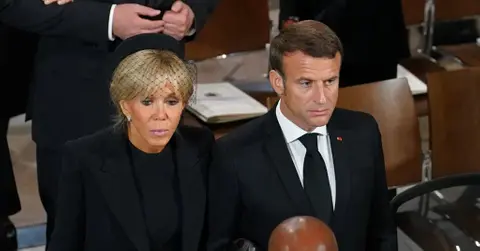 Photo of Brigitte and Emmanuel Macron