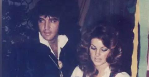 Photo of Elvis and Priscilla Presley
