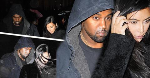 //Kim Kardashian and kanye West rain sad slider