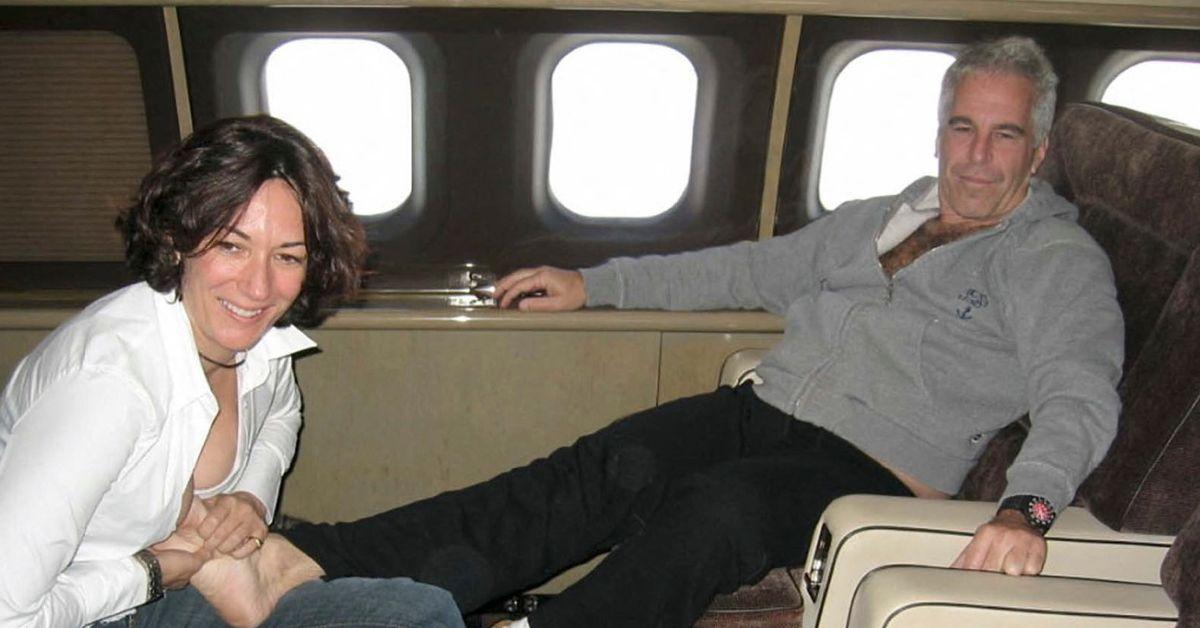 Photo of Jeffrey Epstein and Ghislaine Maxwell