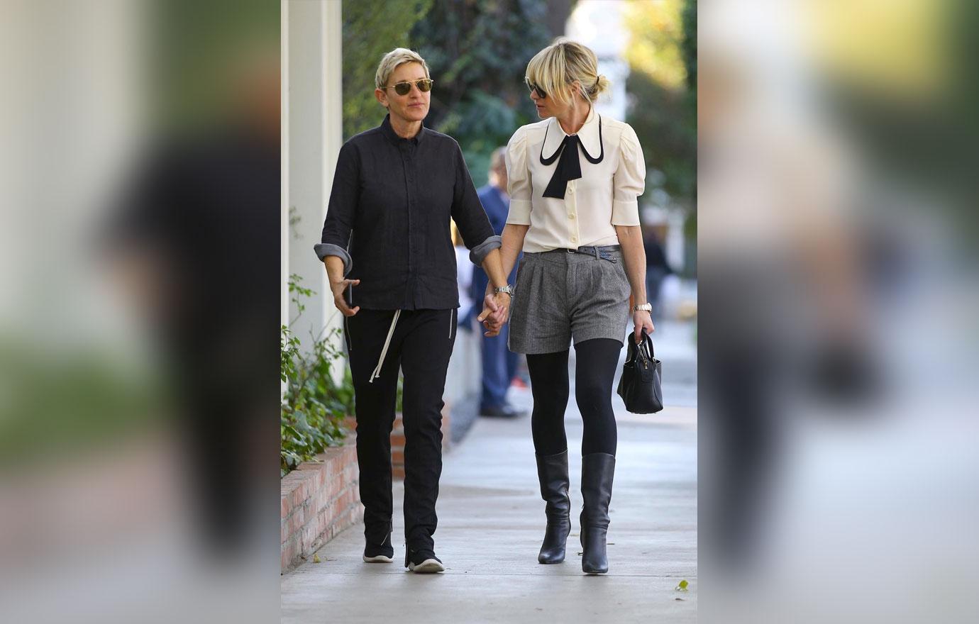 Ellen Degeneres Portia De Rossi Step Out Vow Renewal Soon