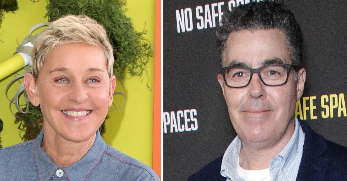 Photo of Ellen DeGeneres and Adam Carolla