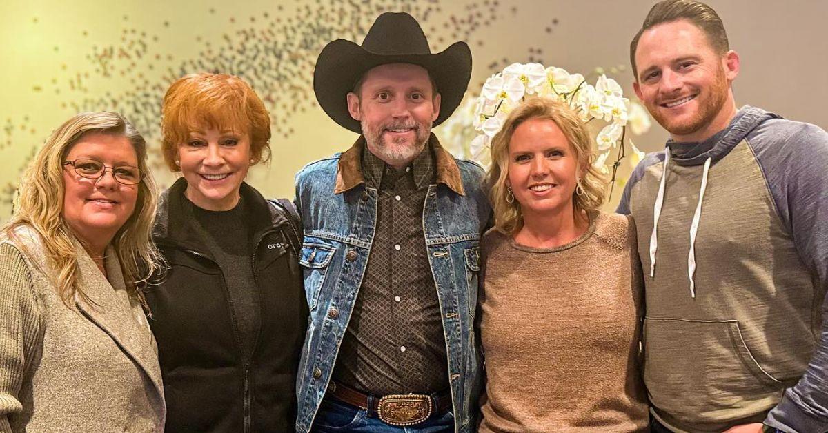 Photo of Reba McEntire, Brandon Blackstock and Shelby Blackstock.