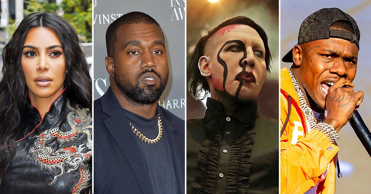 kim kardashian blindsided kanye west donda marilyn manson dababy