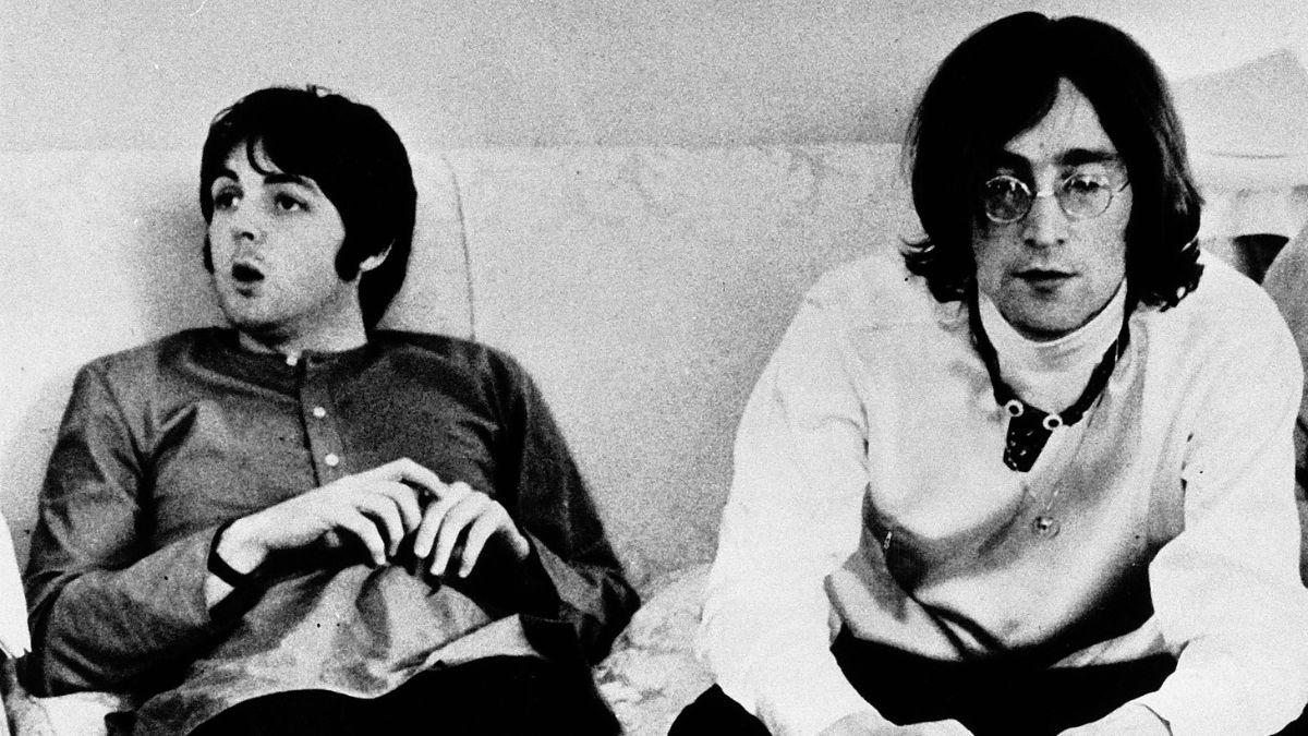 Photo of Paul McCartney and John Lennon