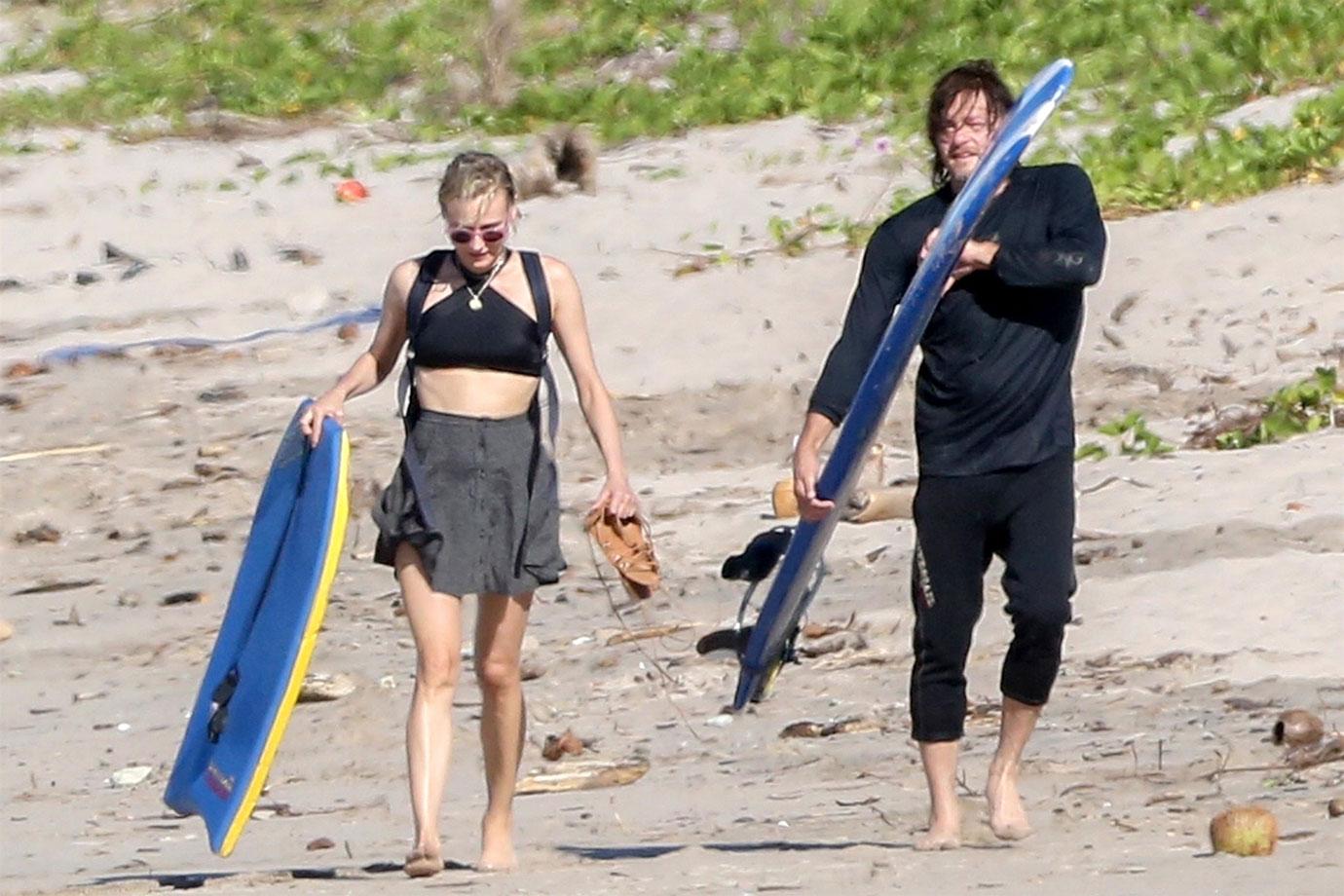 Diane Kruger Norman Reedus Surf Costa Rica