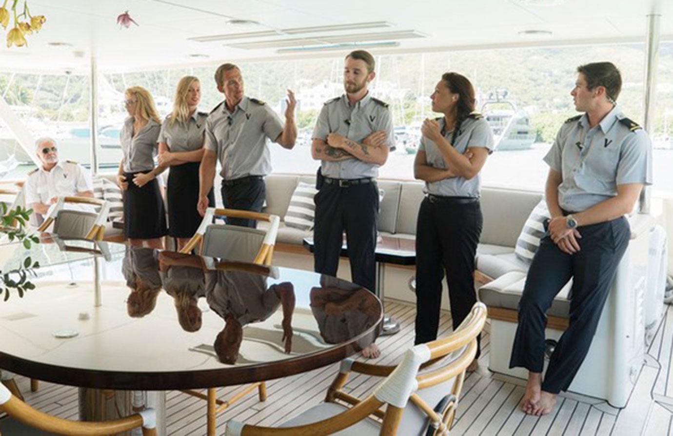 //below deck filming break kate chastain nico scholly