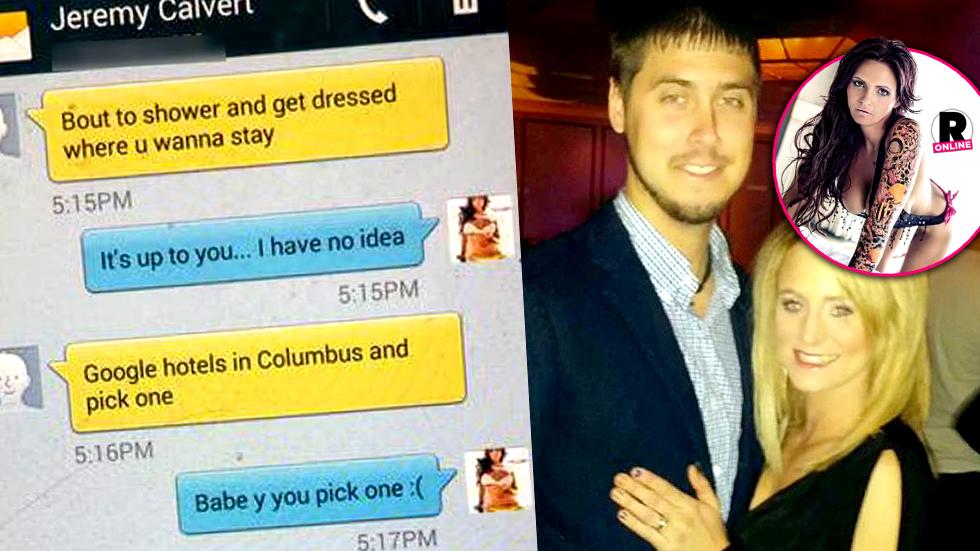 Leah Messer Jeremy Calvert Cheating Proof Texts