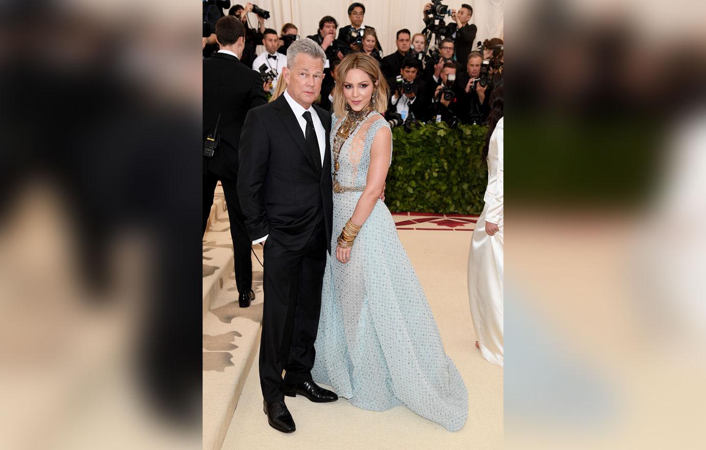 //Katharine McPhee David Foster MET Gala