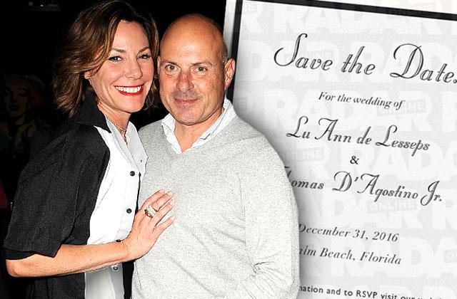 //luann de lesseps wedding invitation rhony pp