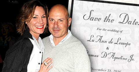 //luann de lesseps wedding invitation rhony pp