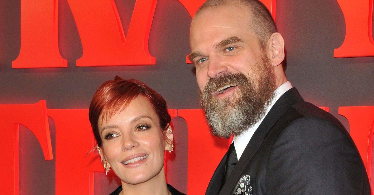 Photo of Lily Allen and David Harbour