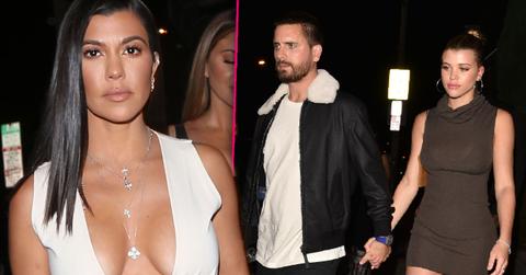 Scott Disick And Sofia Richie Dine With Kourtney Kardashian