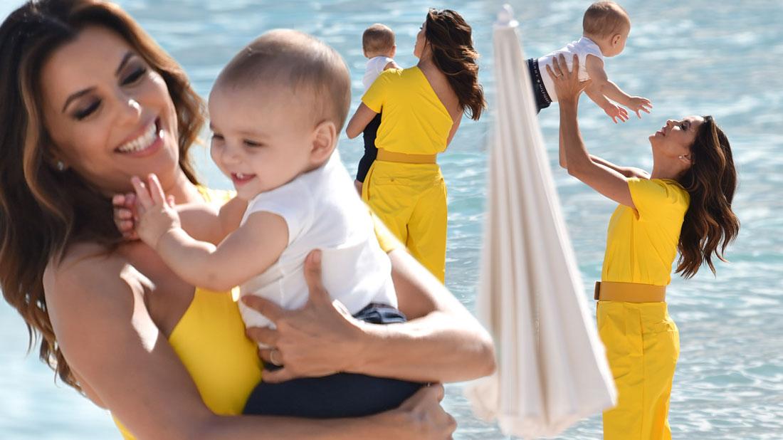 //Eva Longoria Enjoys Cannes Vacay With New Son After ‘Torturous’ Post Birth Workouts pp