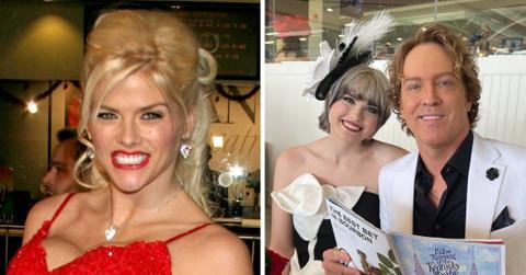 Photo of Anna Nicole Smith, Photo of Dannielynn Birkhead, Larry Birkhead