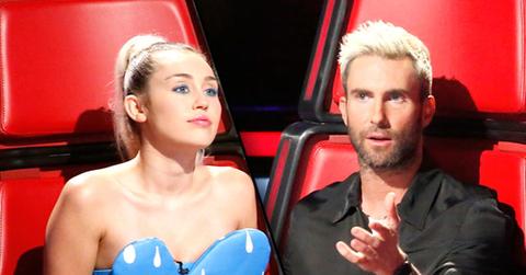 //Miley Cyrus Adam Levine The Voice Feud pp