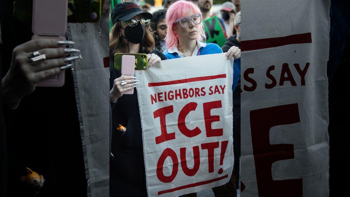 Photo of ICE protests