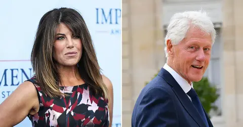 Photo of Monica Lewinsky and Bill Clinton