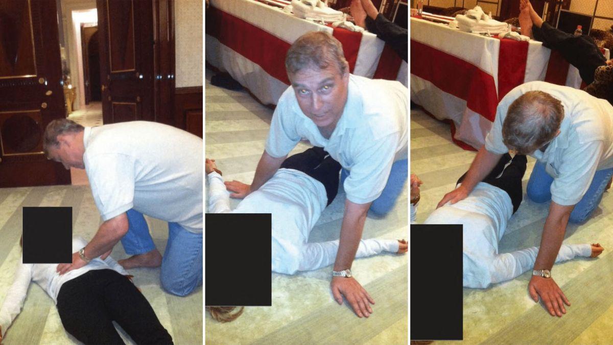 Photo of Andrew Windsor with unidentified woman