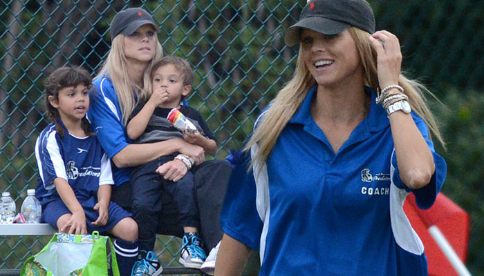 //elin nordegren soccer game kids inf