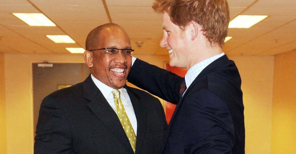 Photo of Prince Harry and Prince Prince Seeiso of Lesotho