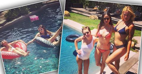Demi Moore In Bikini With Daughters Scout Willis And Tallulah Willis