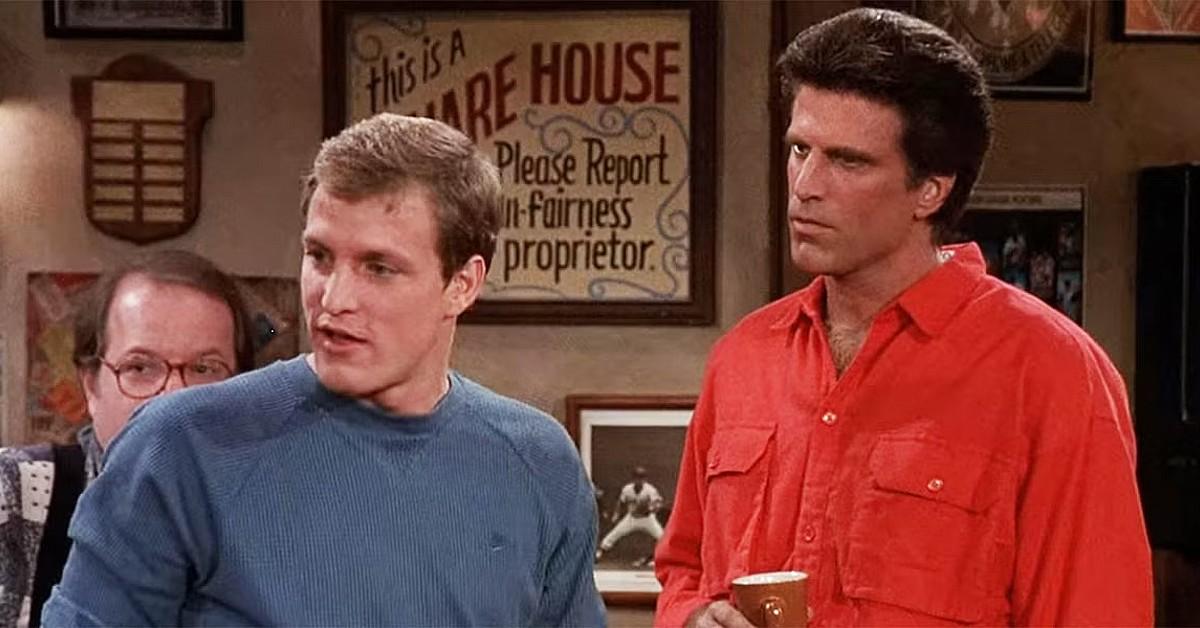 ted danson and woody harrelson in cheers