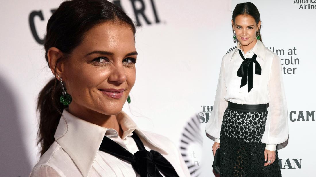 Katie Holmes goes braless after Jamie Foxx romance reveal.