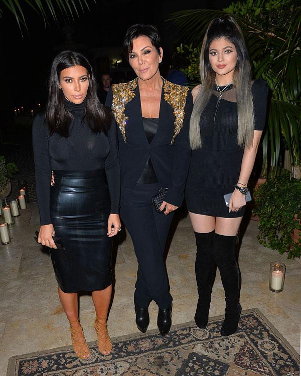 Khloe Kardashian braless under black bomber jacket in LA