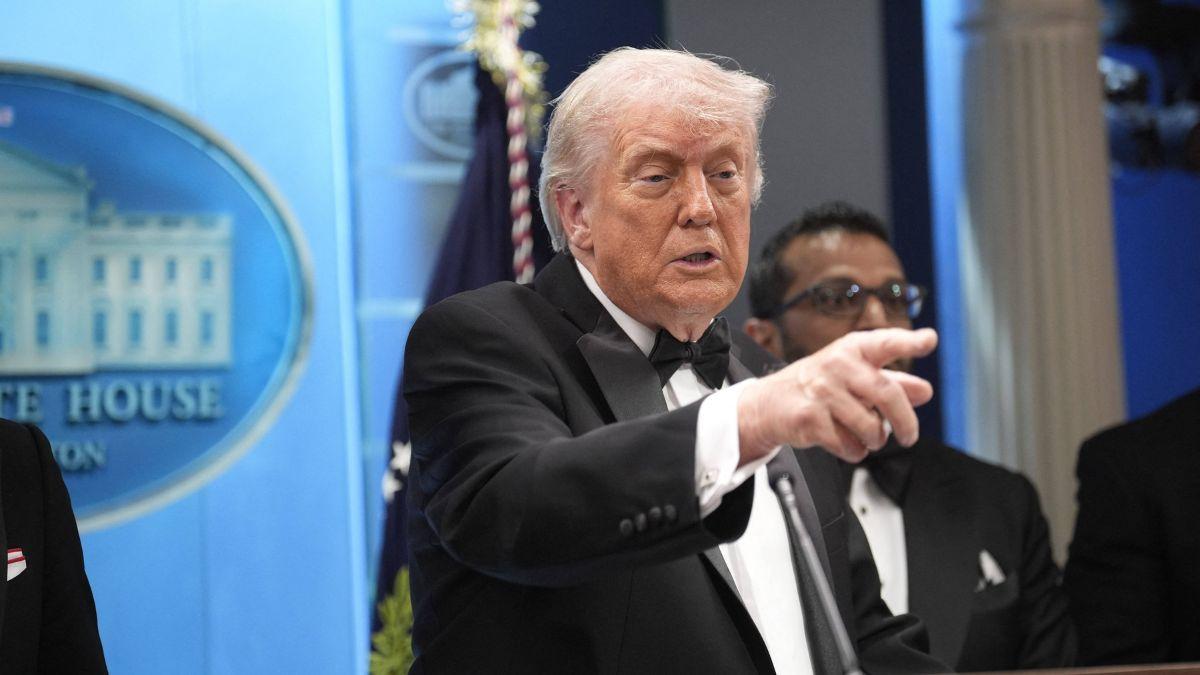 image of The president also attacked the Kennedy Center, calling it 'broken, unsafe, and $busted.'