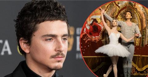 Photo of Timothée Chalamet and 2 ballerinas