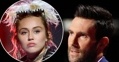 voice feud adam levin miley cyrus feud