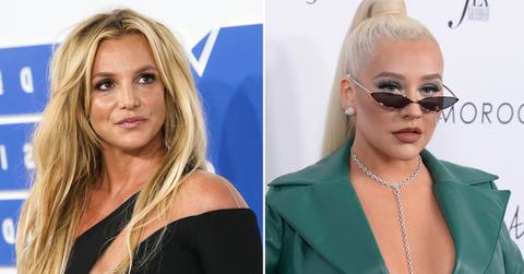 britney spears responds body shame christina aguilera dancers unfollow