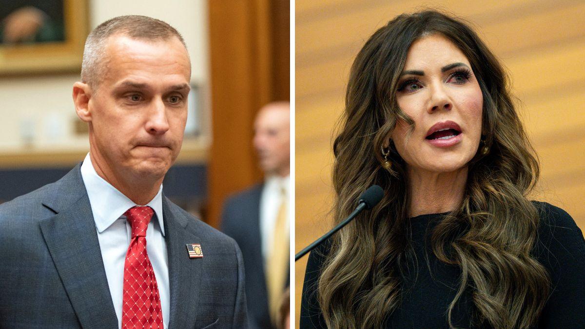 Photo of Corey Lewandowski, Kristi Noem 